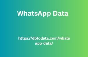 WhatsApp data