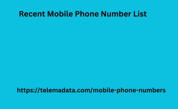 Recent Mobile Phone Number List